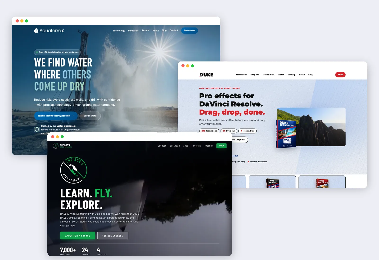 Websites designed and built by Quantos Media